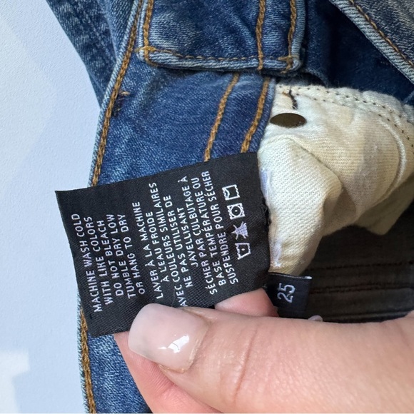 Hudson Women's Ruby Cuffed Mid-Thigh Denim Shorts ❤️ 25 - Picture 6 of 7